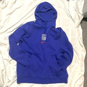 blue/purple Nike sweater